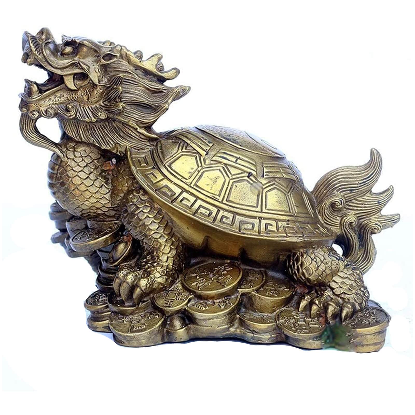 Statua Oszałamiająca ozdoba do domowego ogrodu Rzeźba Dekoracja 龍 Statua Dekoracja Feng Shui, Plotki 龍 Statua Ozdoba rzeźbiarska, wystrój domu Symbol długowieczności/711