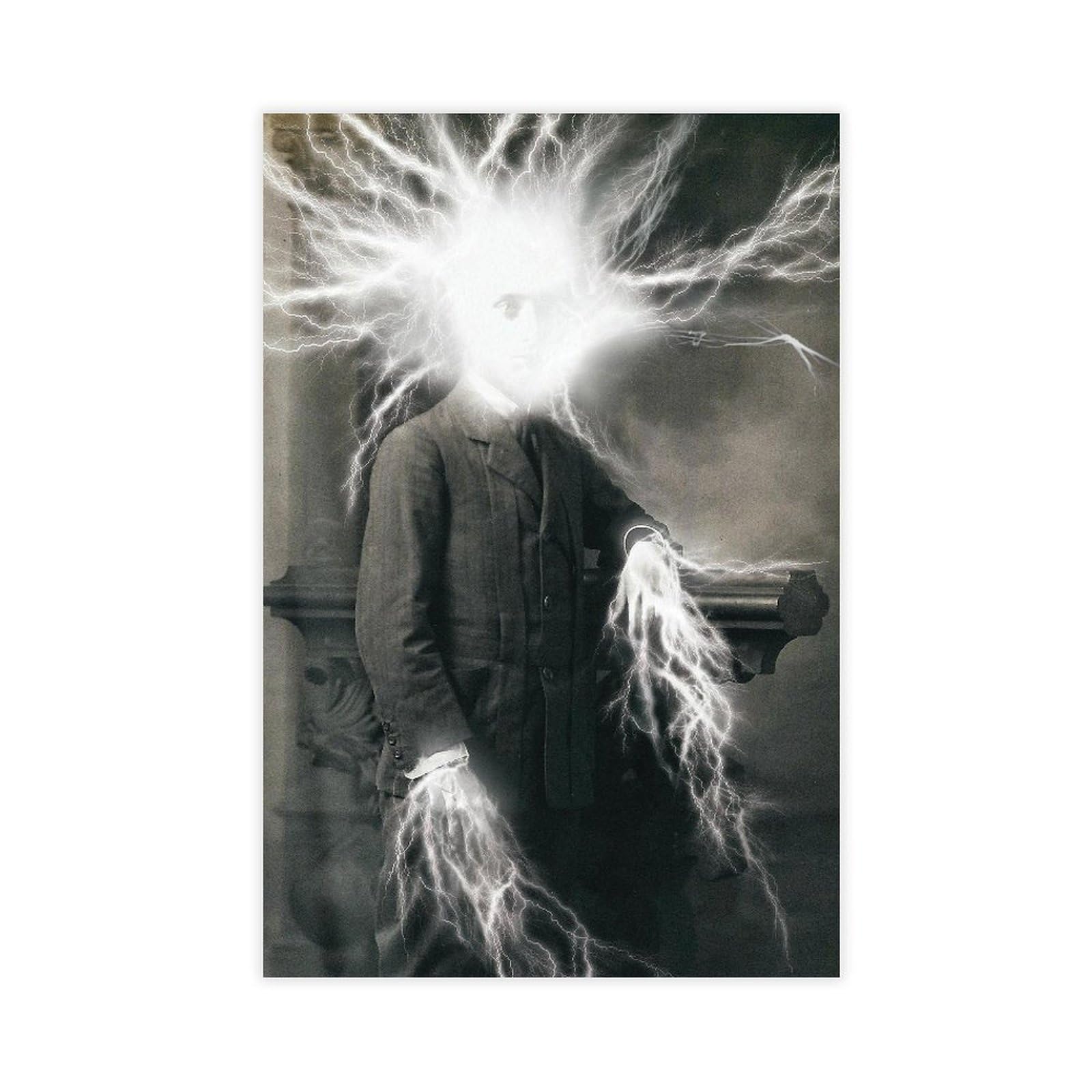 MRYCQ Lightning Poster Canvas Poster for Office Decor Gift