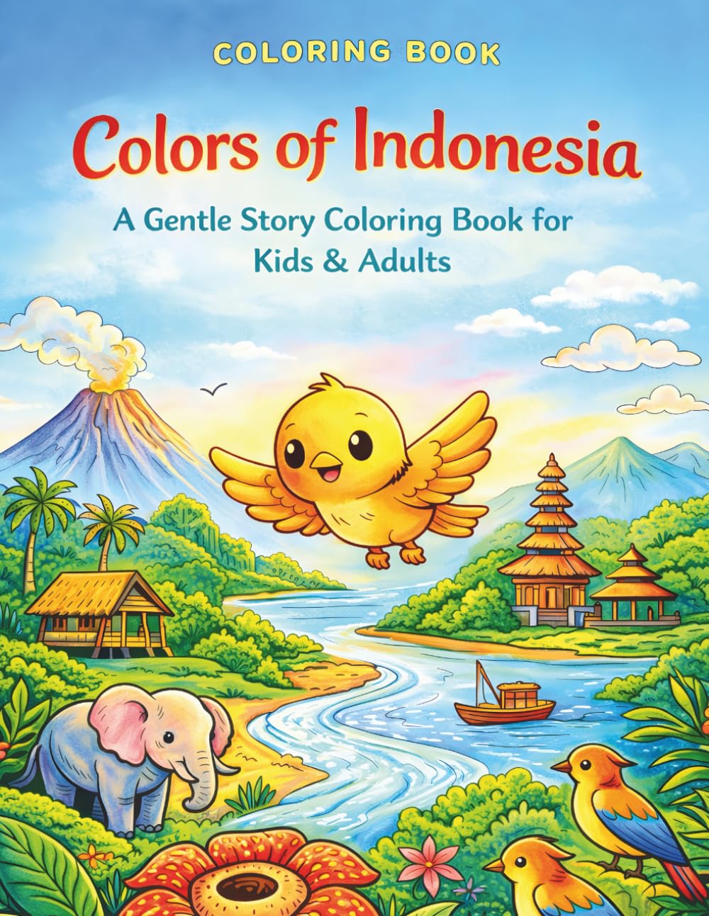 Coloring Book: Colors of Indonesia