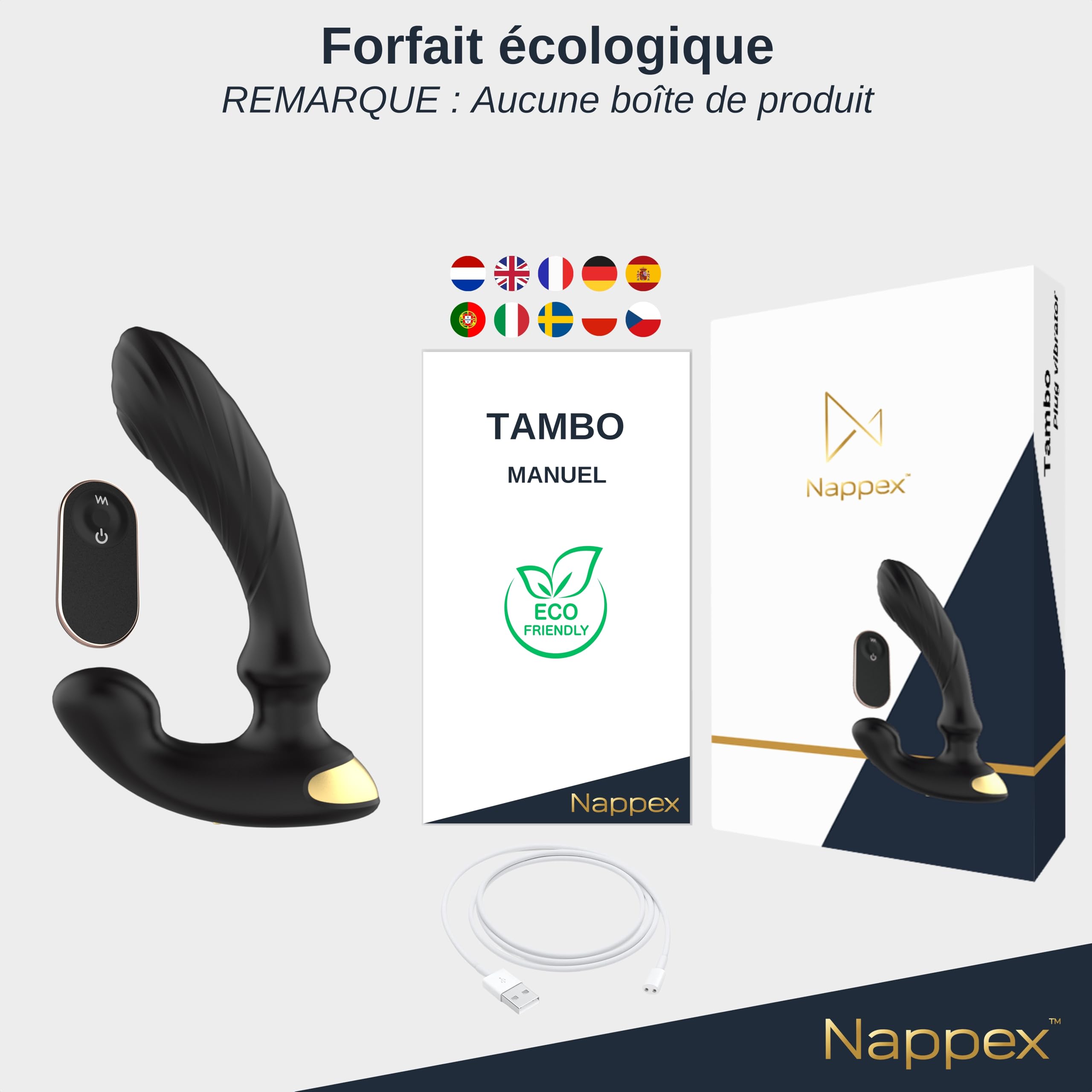 Stimulateur Prostate - Nappex Tambo - Masseur Vibrant - Vibromasseur Homme