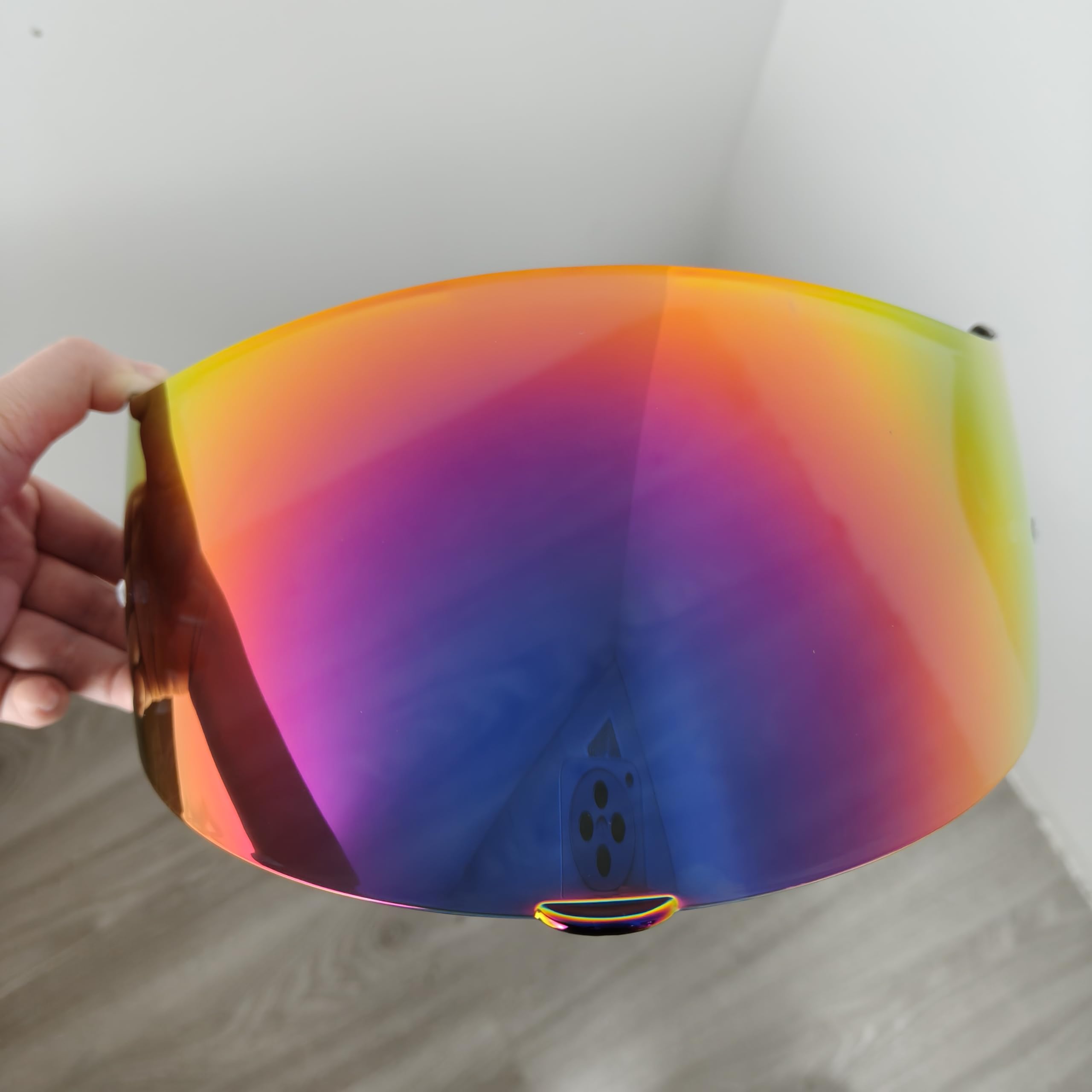 YMTSGEQ Helmet Visor Replacement for X803.Motorcycle Helmet Shield UV Protection Compatible with Nolan X803 (Revo Rose Red)