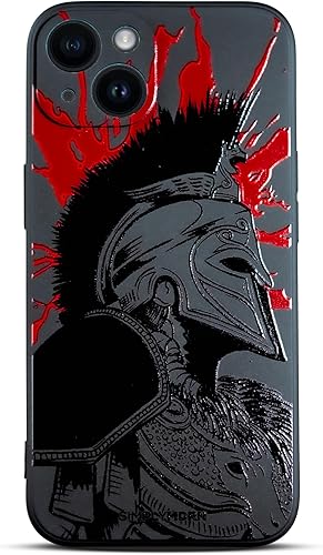 Miniatura 10 de SIMPLYMDRN Funda delgada compatible con iPhone 14 Pro brillante a prueba de golpes para hombres de 6.1 pulgadas 2022, negro (negro gladiador)