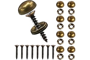 8Pcs Brass Decorative Screws With Caps