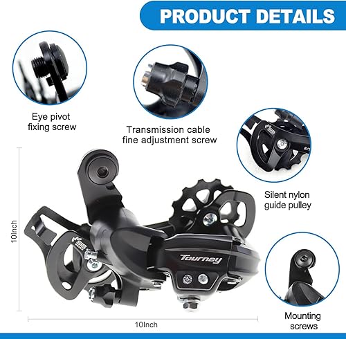 Miniatura 2 de Desviador trasero de bicicleta TY300 Montaje directo 67 velocidad para bicicleta de montaña