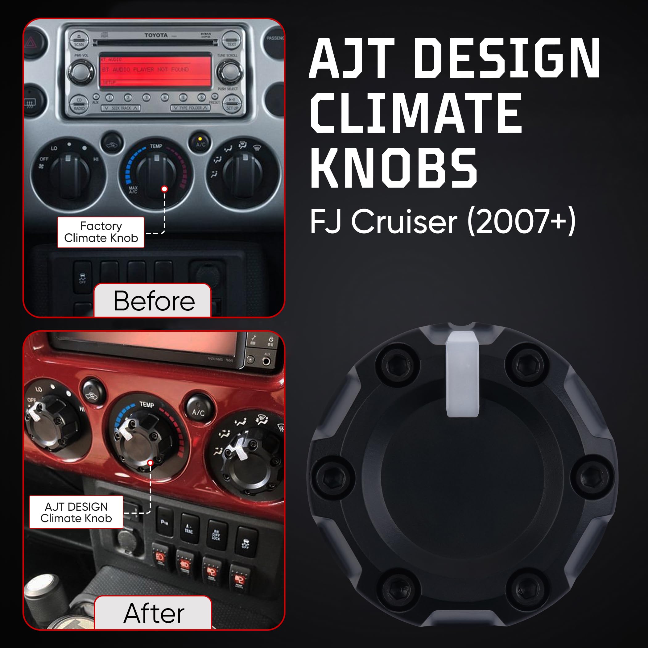 Amazon.com: Climate Knobs (FJ Cruiser) : Automotive