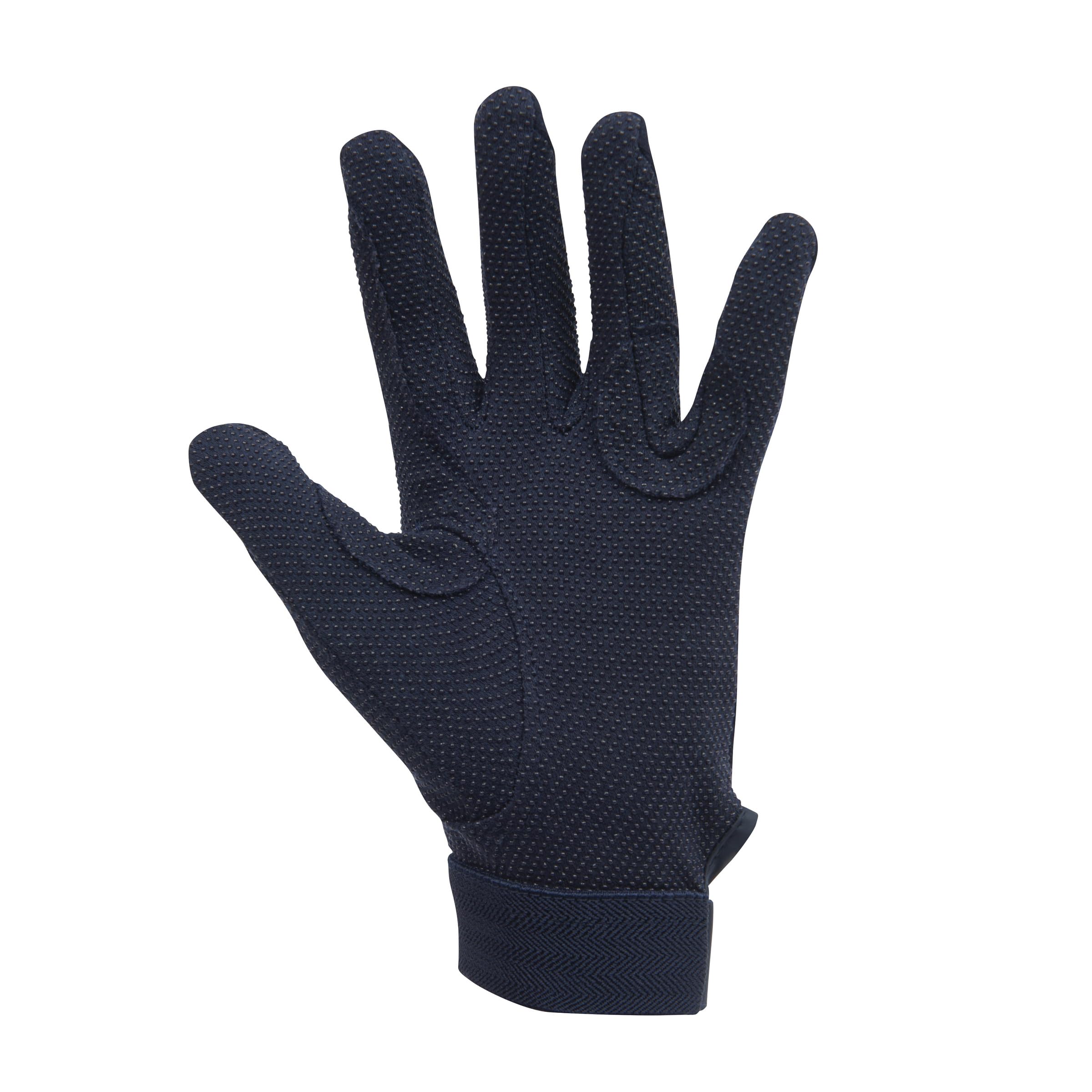 Dublin Track Riding Gloves, Navy, Adults L