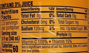 SunnyD 20 oz Bottles, 24 Pack