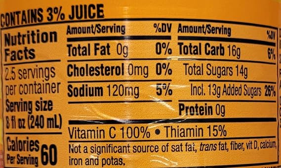 SunnyD 20 oz Bottles, 24 Pack