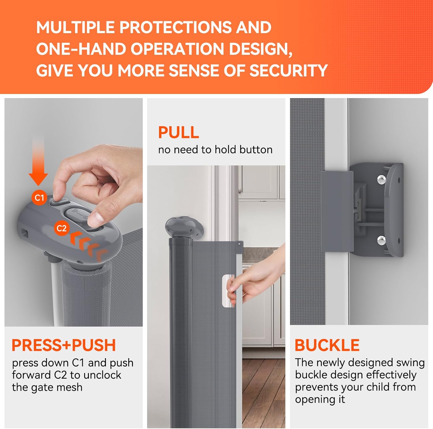 Biztonsági kapu működési módok