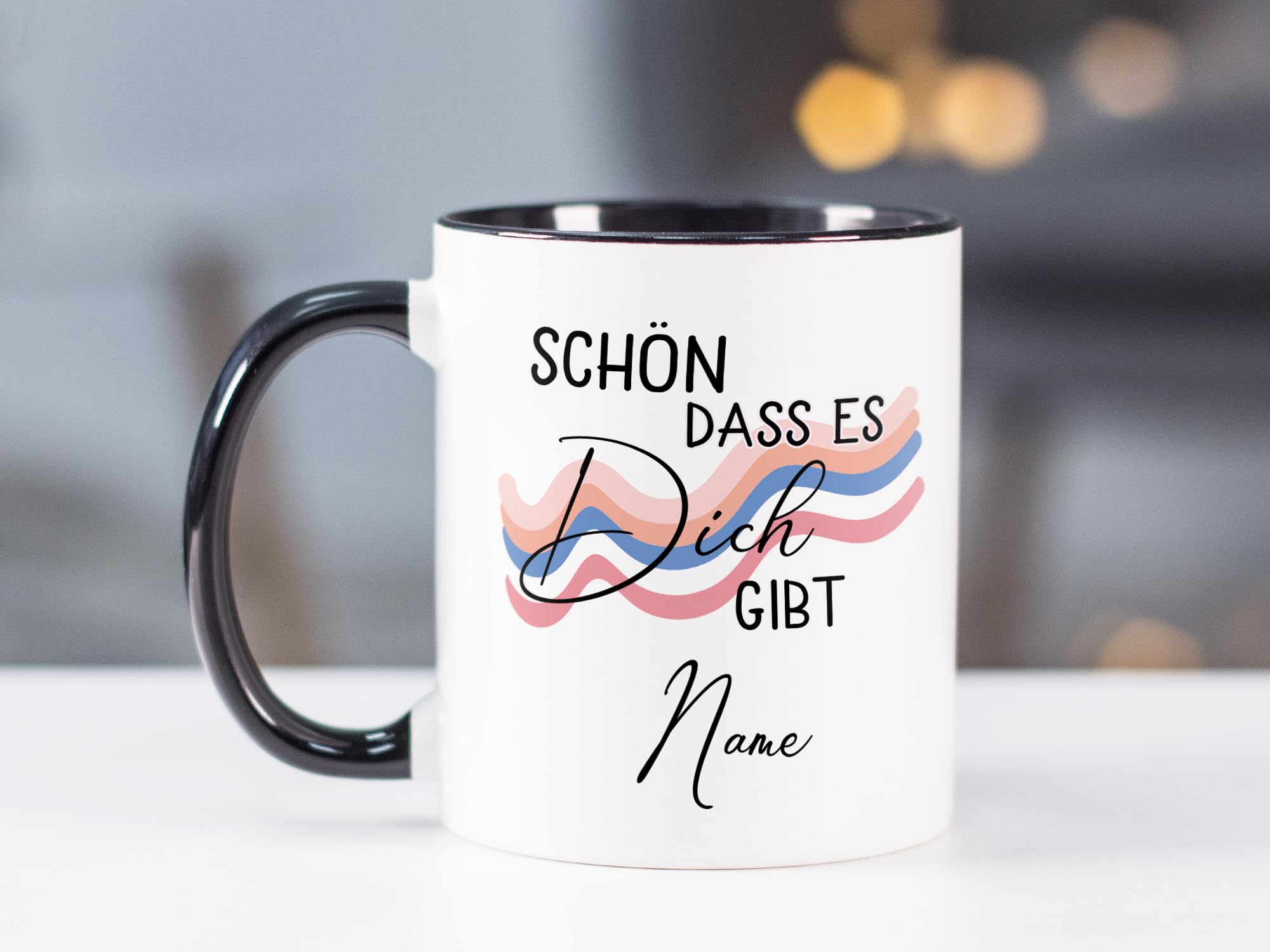 GRAZDesign Tee Geschenkset Teeflasche mit Sieb to go inkl. Tasse mit Name personalisiert | Geschenke für Teetrinker zu Weihnachten, Geburtstag, Muttertag Edelstahl 500ml