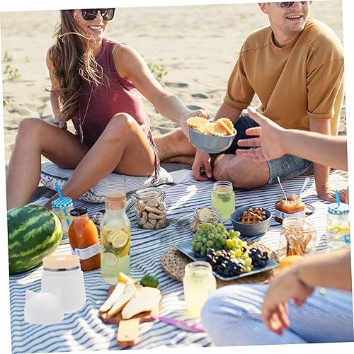 Miniatura 4 de STOBAZA 2 tazas de sopa con tapa para estofado de gato, vasos aislados de acero inoxidable con tapas, tarro de sopa para desayuno, tazas de desayuno
