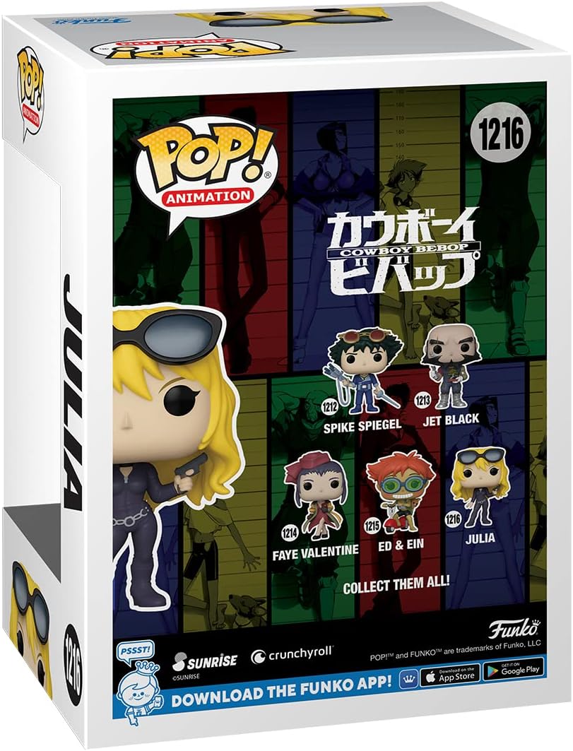 Funko Pop Animation: Cowboy Bebop - Julia - Collectable Vinyl Figure - Gift Idea - Official Merchandise - Toys for Kids & Adults - Anime Fans - Model Figure for Collectors and Display