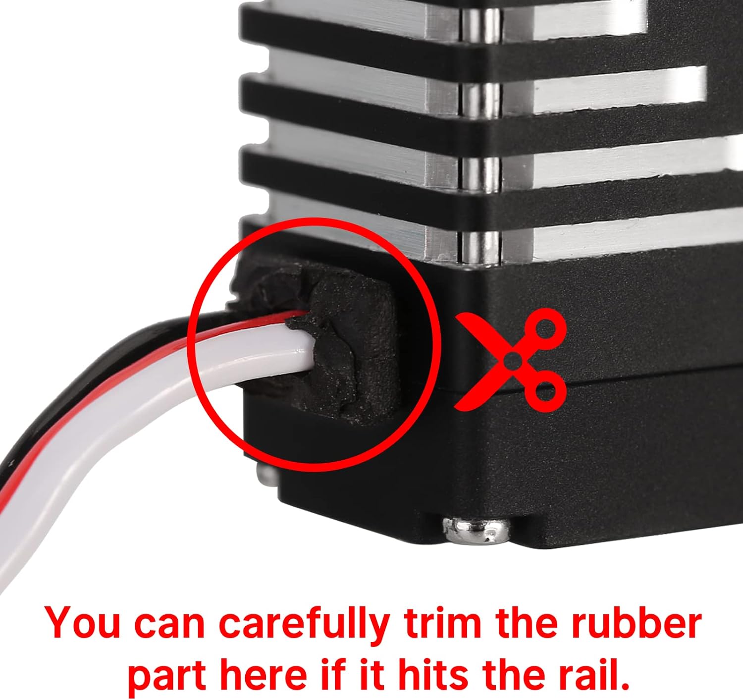 INJORA Coreless High Torque Micro Servo with Mount and Servo Horn for SCX24 C10 JLU Bronco Axial 1/24 RC Crawler Car Upgrade Parts (Black)