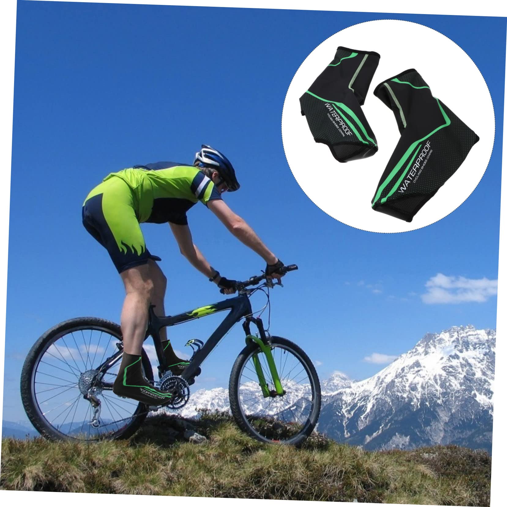 Cubrezapatillas De Ciclismo Resistentes Al Desgaste y Reflectantes Protección para Pies Fríos
