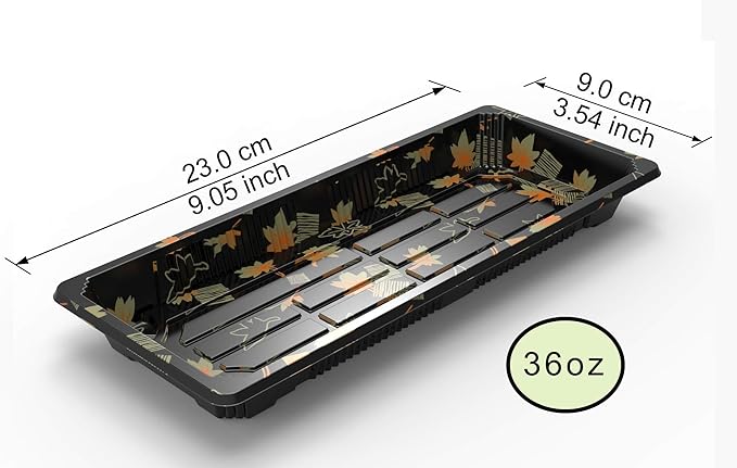 Bandeja de Sushi de Madera 2 Piezas 22.86x8.89 cm miniatura 2
