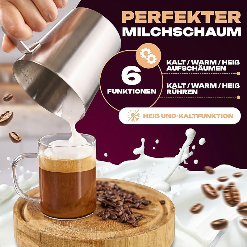 ProfiCook PC-MS 1032 rozsdamentes acél tejhabosító