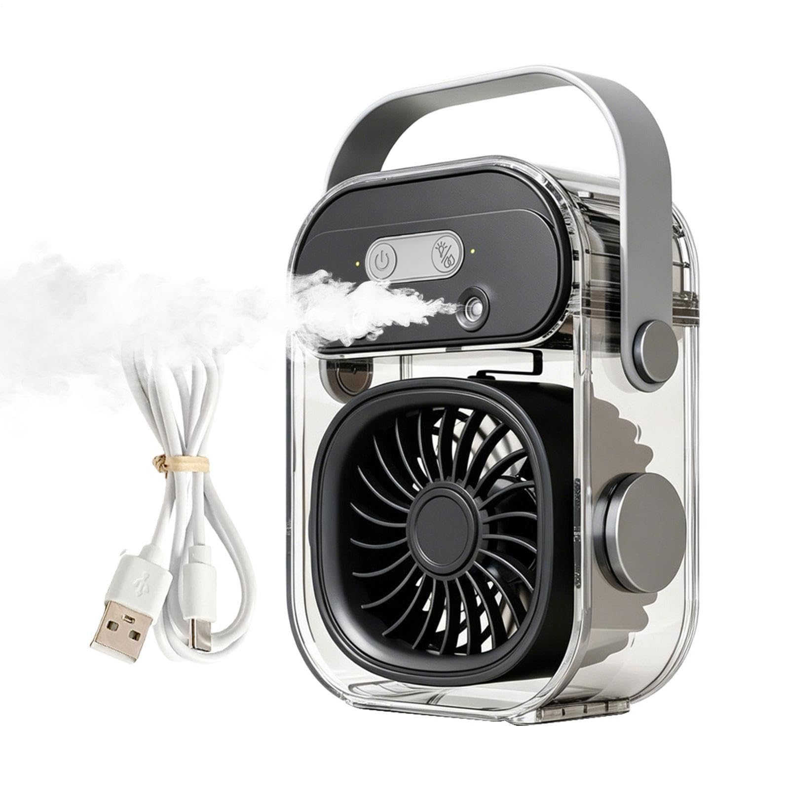 Ventilateur de brume personnel silencieux avec poignée de transport