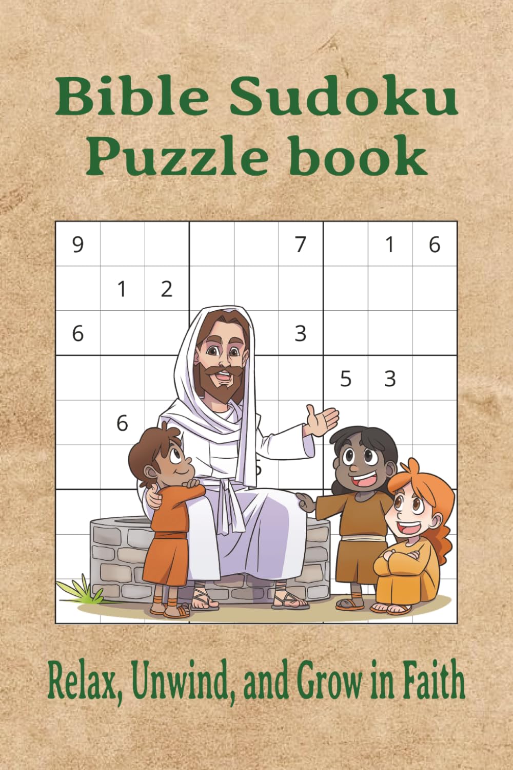Bible Sudoku Puzzle Book: Sudoku Puzzle Book with bible theme | Sudoku Puzzles Inspired by Scripture | 6x9 Inches, 110 Pages | 50+ Puzzles | Solutions Included