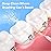 Bitvae Water Dental Flosser Teeth Picks, Cordless Portable Oral Irrigator, Powerful and Rechargeable Oral Irrigator, Brace Care, IPX7 Waterproof Water Dental Picks for Cleaning, Quartz Pink