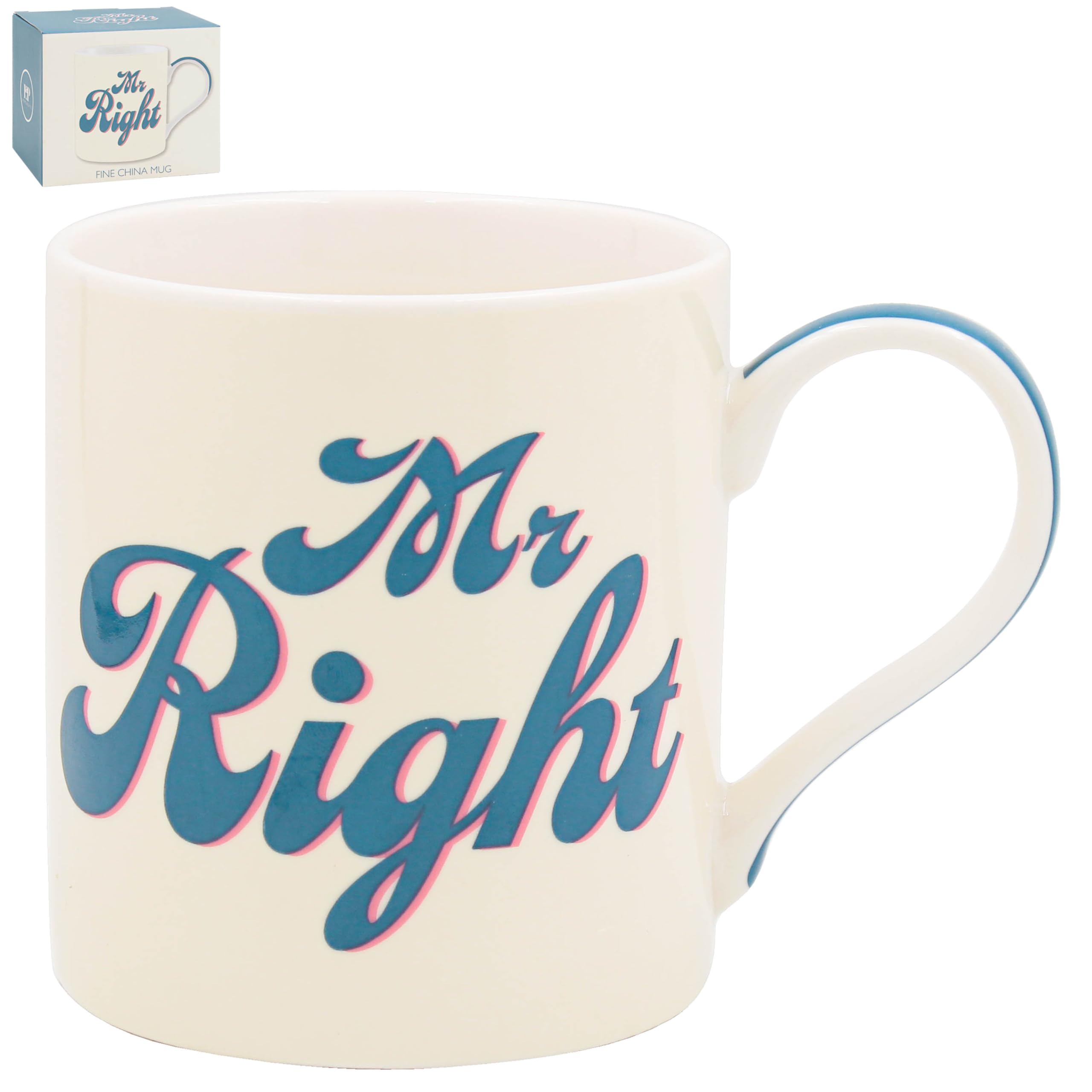 Lesser & Pavey His N Hers Mr Right Mug 350ml