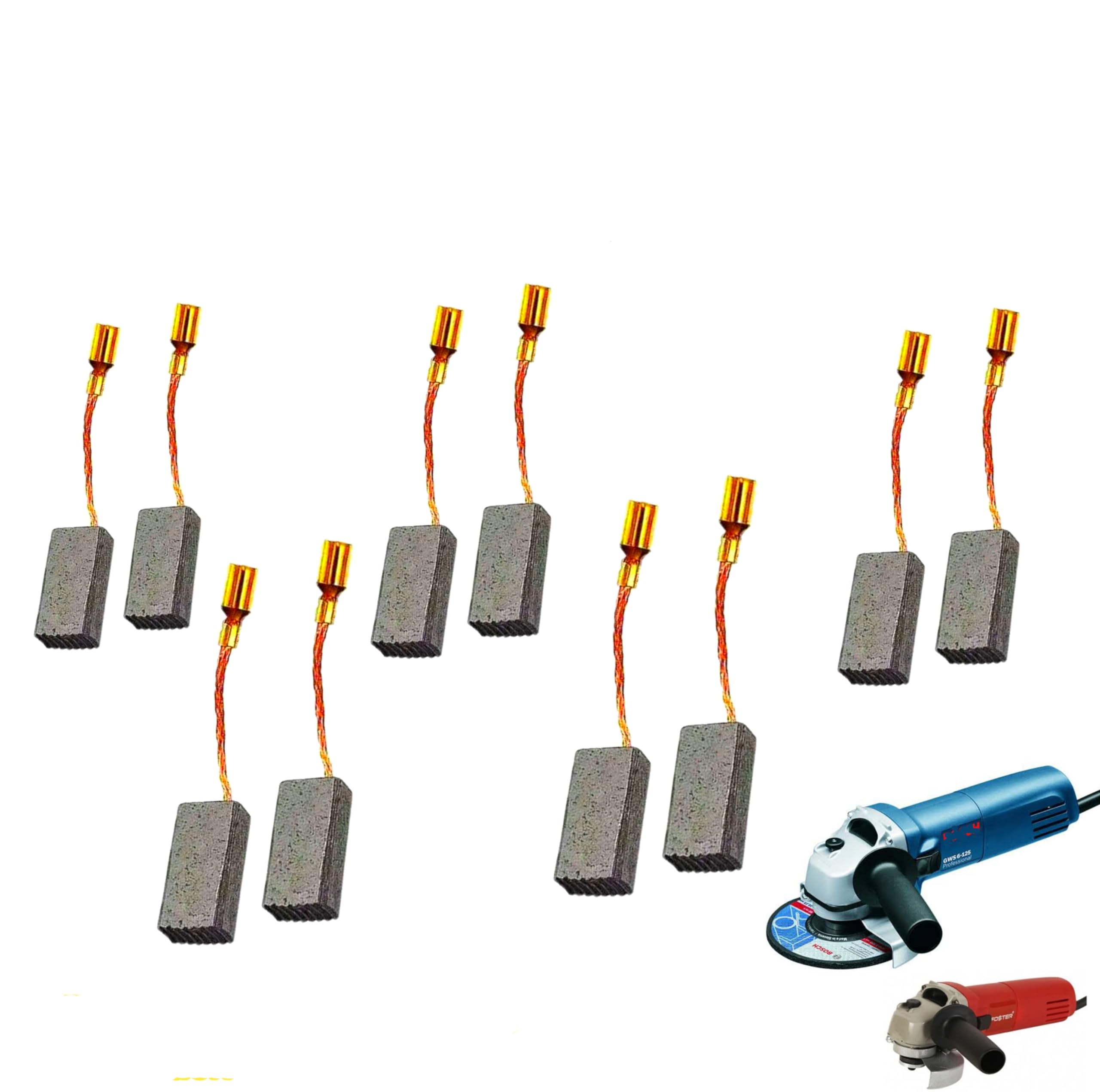 GWS 6-100 Angel Grinder Carbon Brush (5 Set/10 pcs) Suitable For GWS600, 6-100, 2-26 Rotary Tool Angle Grinder (B0CJJ6WKH9) Amazon Price History, Amazon Price Tracker