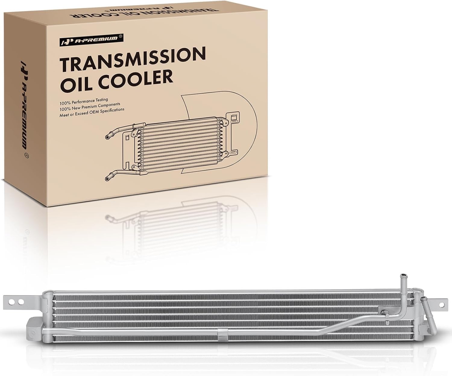 A-Premium Transmission Oil Cooler Compatible with Buick Encore 2013-2021 & Chevrolet Trax 2015-2021, Automatic Transmission