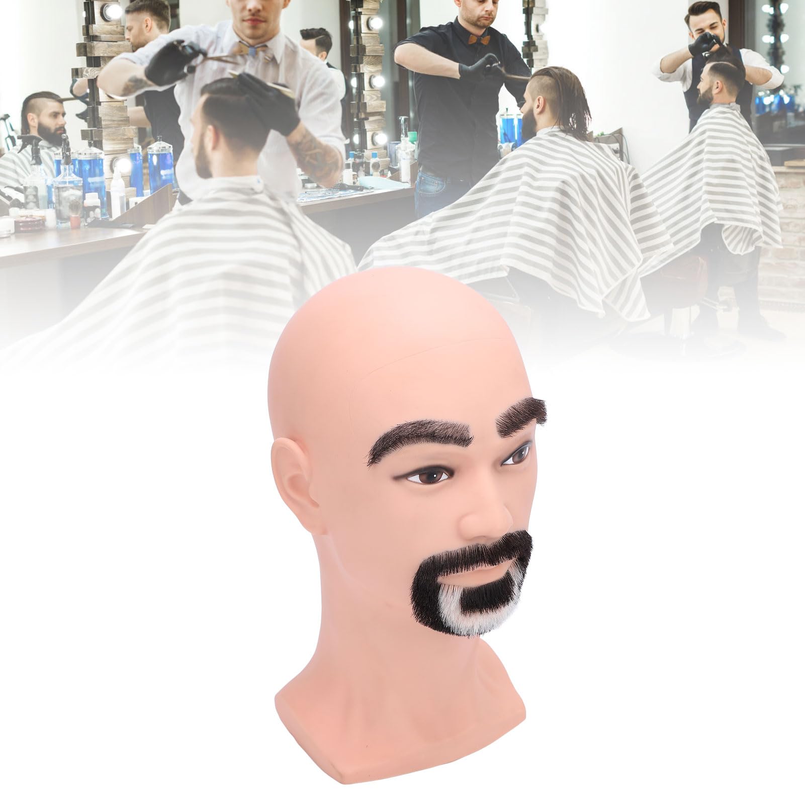Barber Male Mannequin O-förmiger Bart Trimm Praxis für Salon