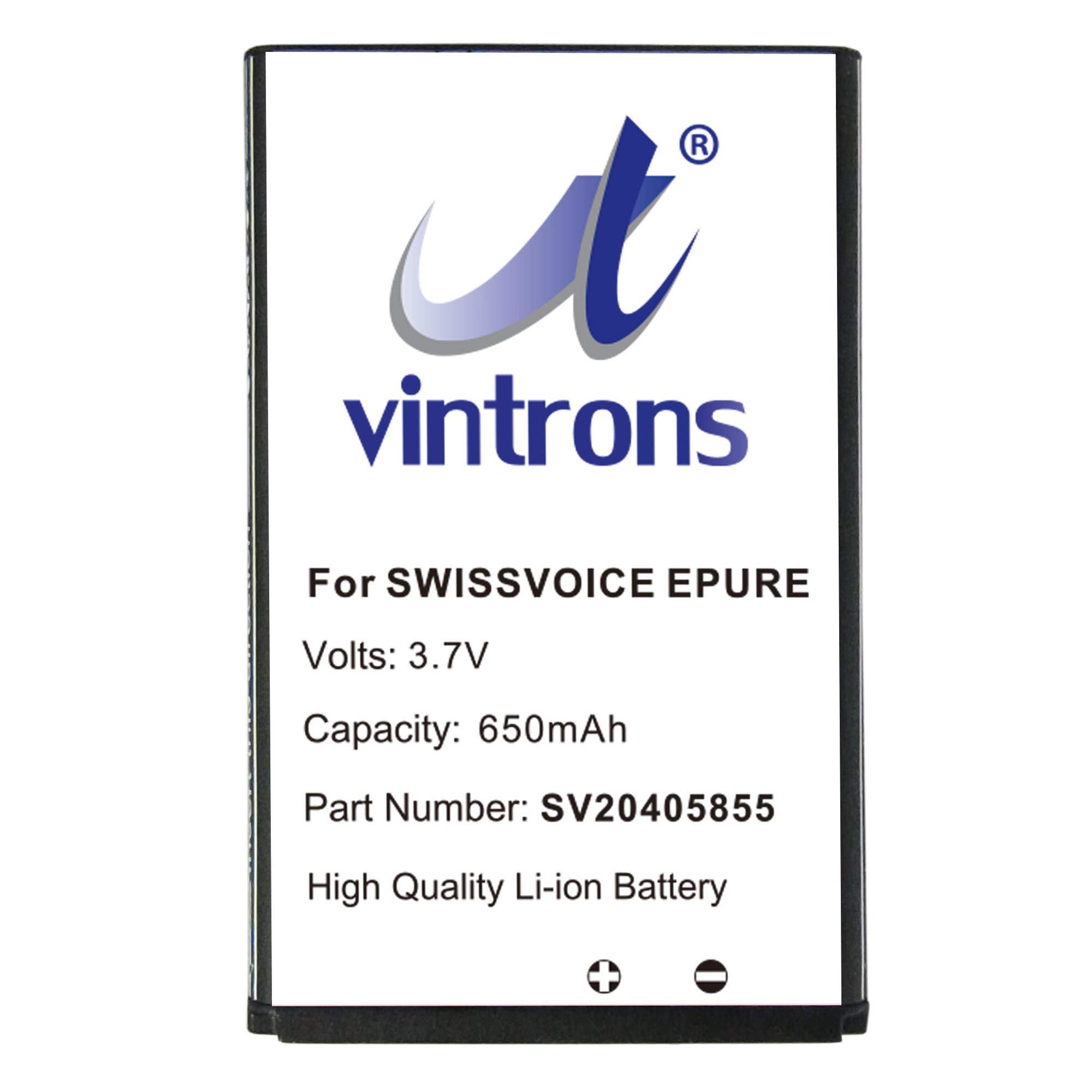 VINTRONS 043048, SV20405855 Battery For SWISSVOICE ePure, ePure fulleco DUO, L7,