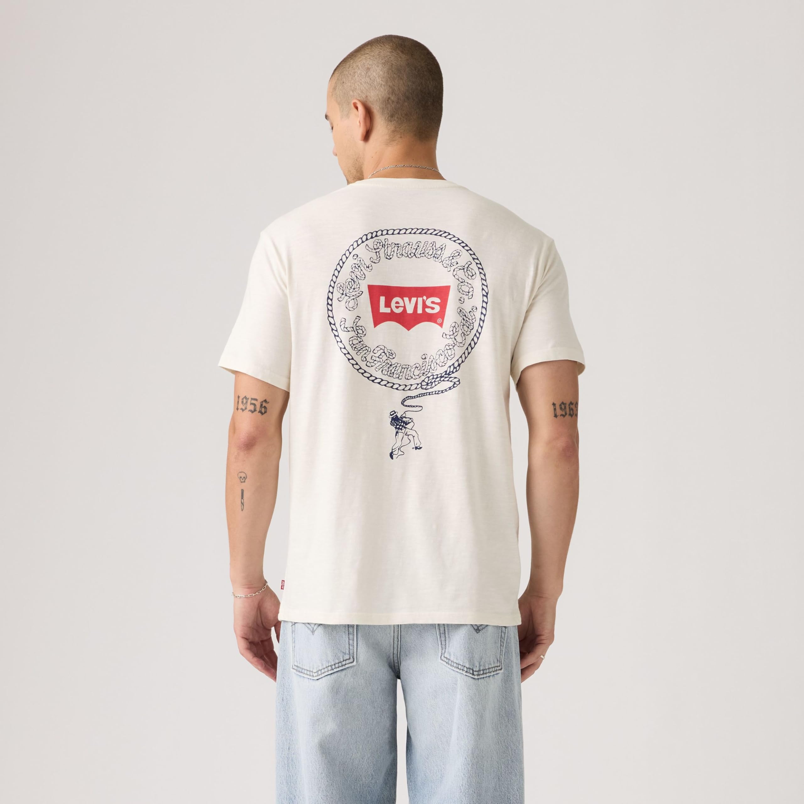 Levi's Ss Relaxed Fit Tee Ls &Co Lasso Egret – Ansicht 2