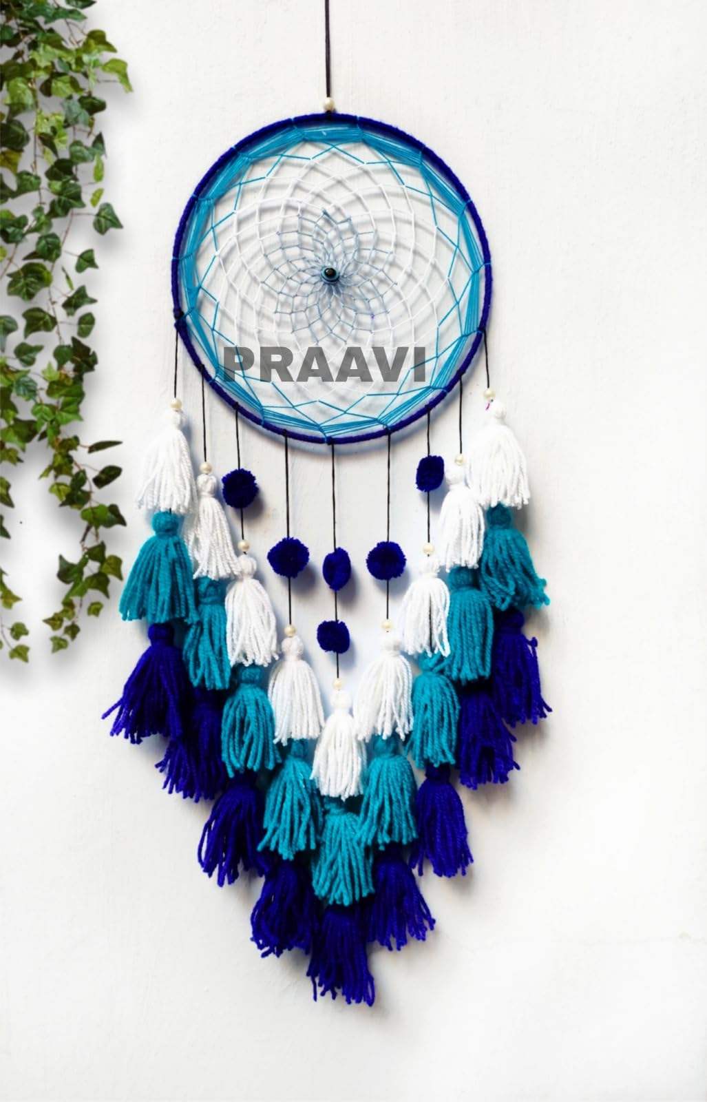 PRAAVI Handmade Dream Catcher for Wall Hanging – 55 cm Large