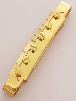 Tune-O-Matic Electric Guitar Bridge SG LP Style Guitar Parts Replacement Gold