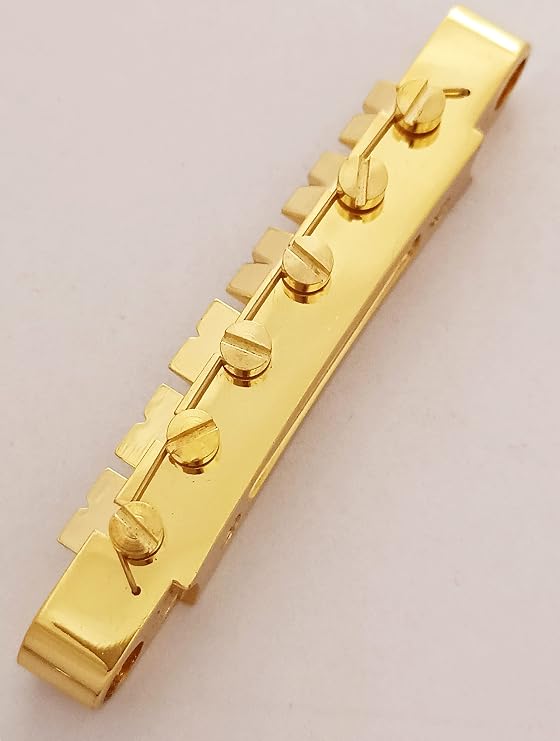 Tune-O-Matic Electric Guitar Bridge SG LP Style Guitar Parts Replacement Gold