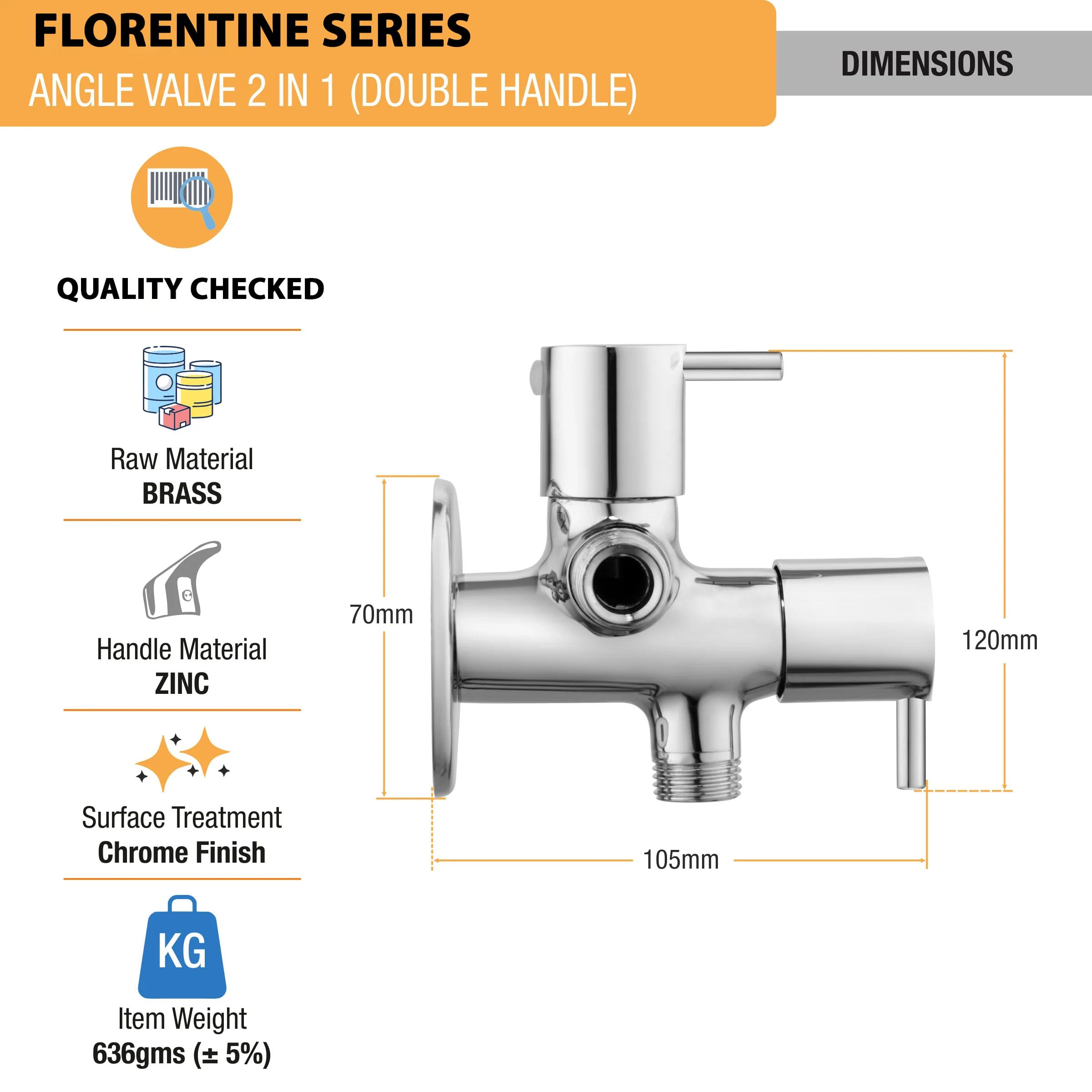 Florentine Angle Valve Two Way : Amazon.in: Home Improvement