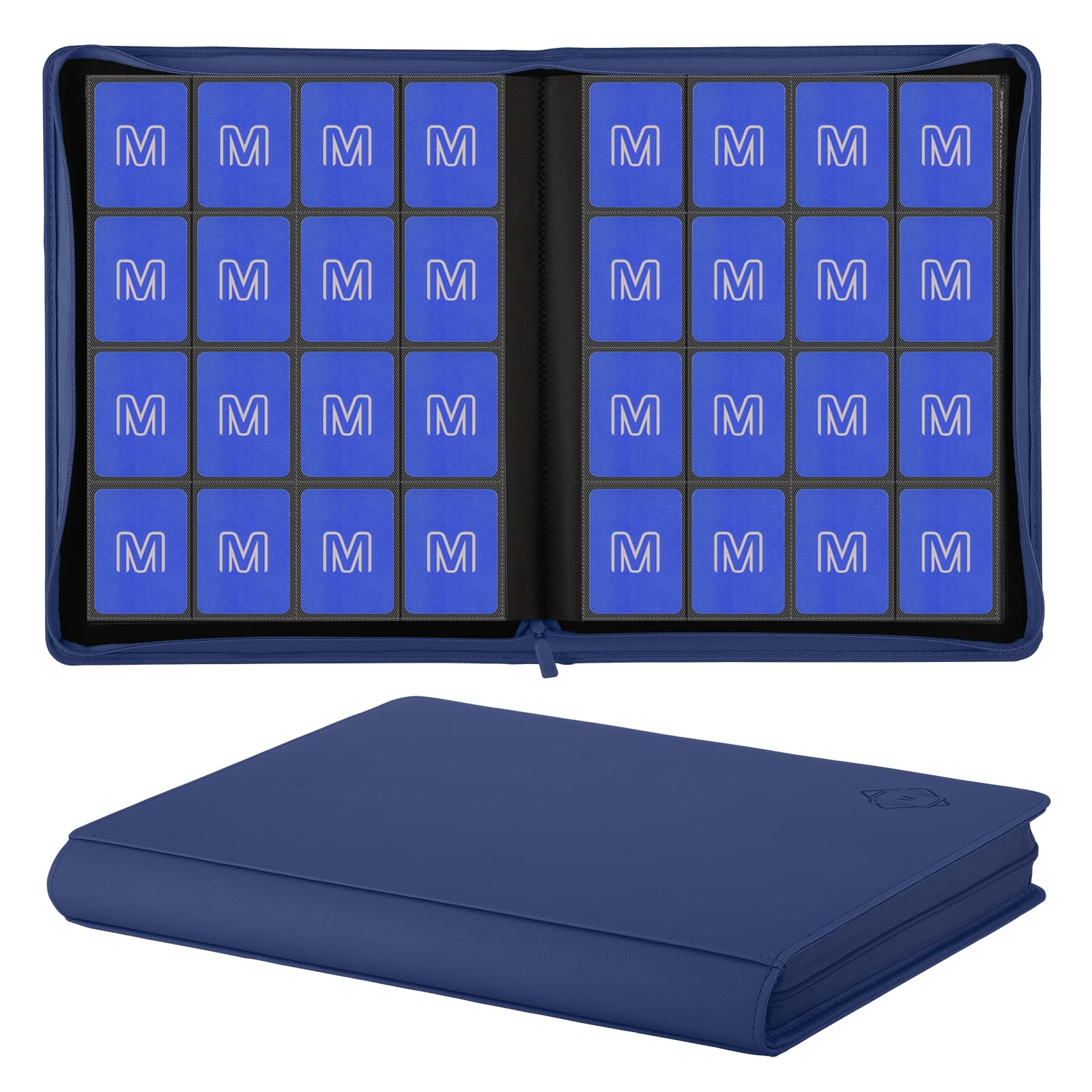 Premium Card Binder 16 Pocket,Trading Card Binder Holds up to 1000+Cards Sturdy Card Collection Album, Card Holder Folders for MTG, TCG, Game Cards & Sports Cards