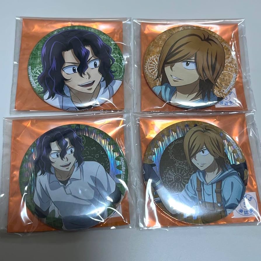 弱虫ペダル Connect Road B賞 デカ缶バッジ 手嶋純太 青八木一