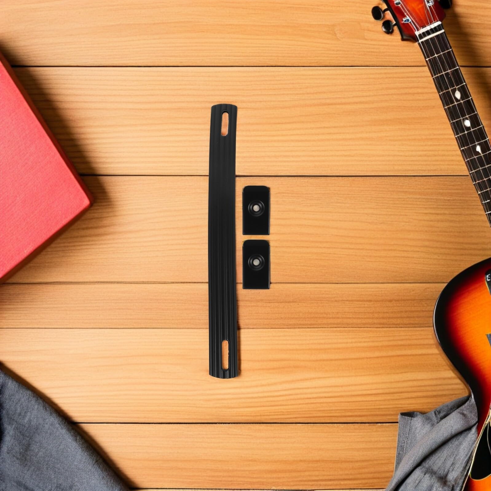 4 Stück Lautsprechergriffe aus Eisen und Pvc mit Komfortablem Griff für Koffer und Boxen Einfache Montage Geeignet für Gepäck und Musikzubehör
