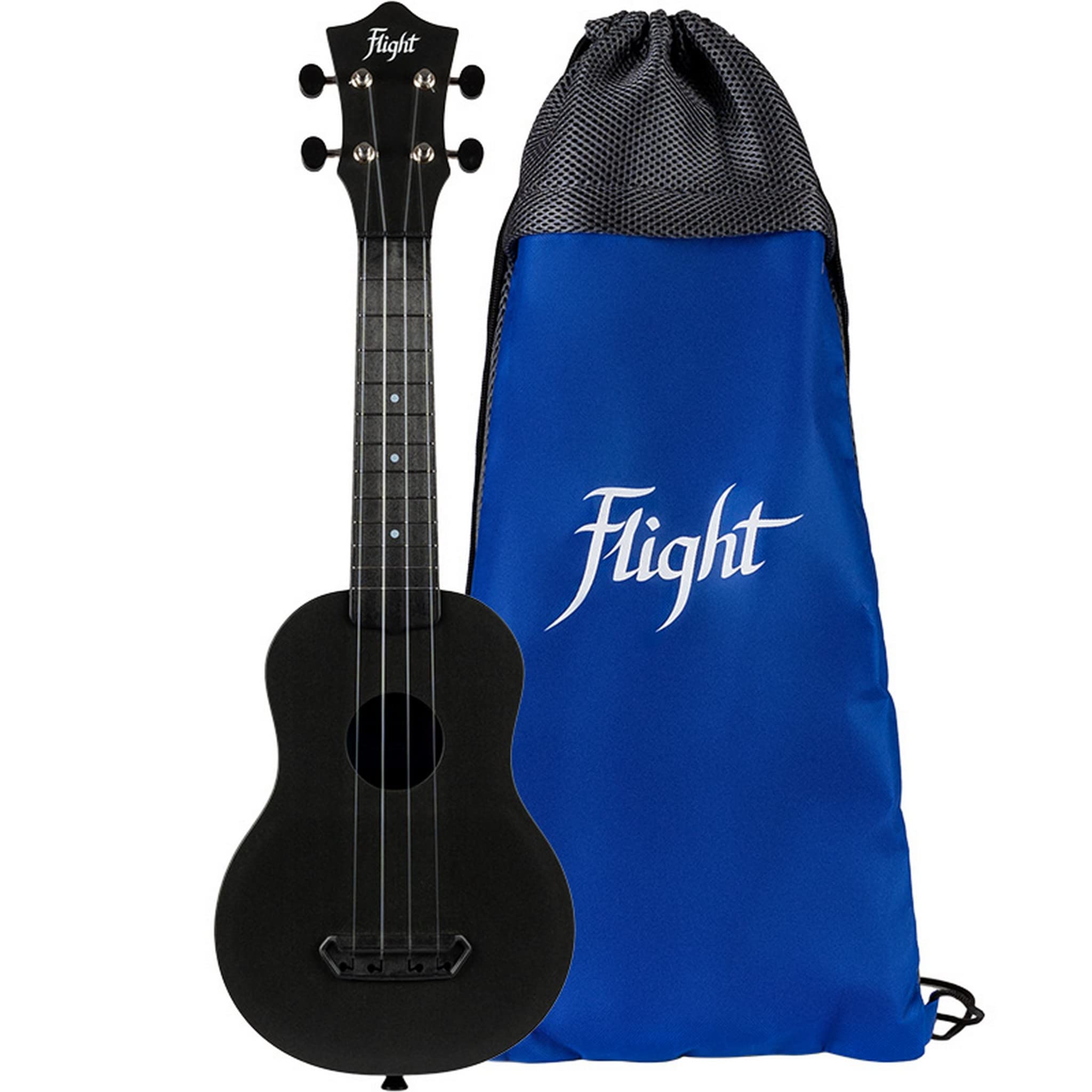 Flight UTS-35 Ink Ultra Reise-Ukulele, Tinte Schwarz