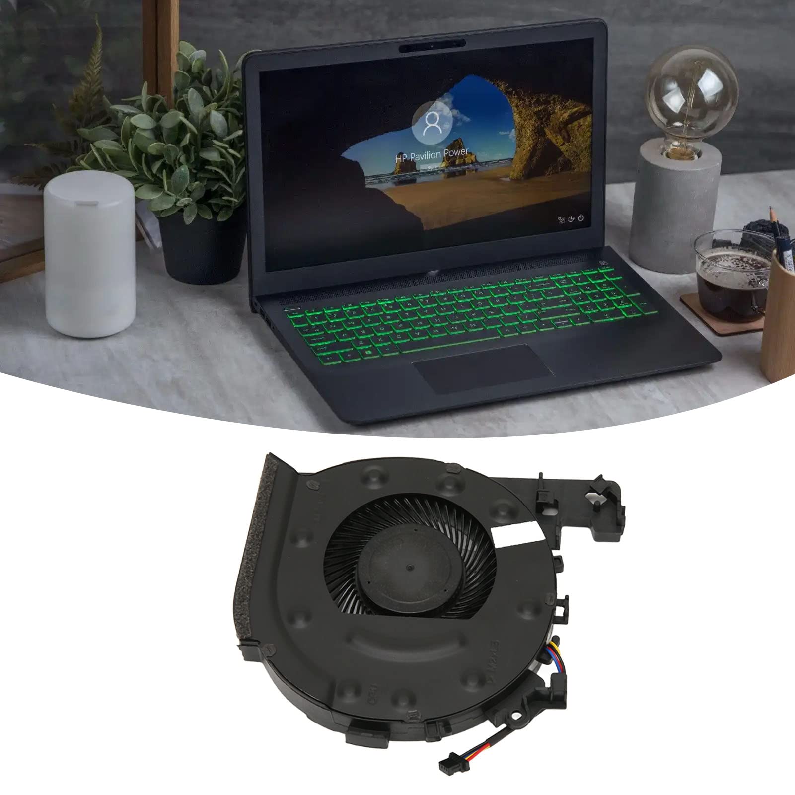 Ventilateur CPU Pour HP Pavilion Gaming 15-EC2144NF 2146NF 2147NF – Neuf, Générique