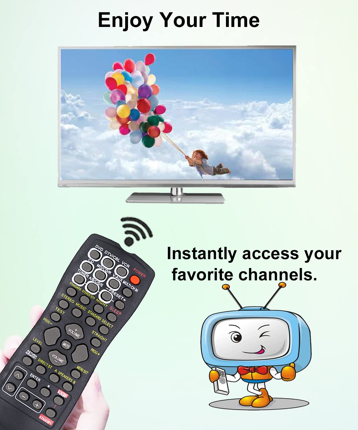 Yamaha Receiver Remote Replacement Remote Control For Yamaha RX-V795A ...