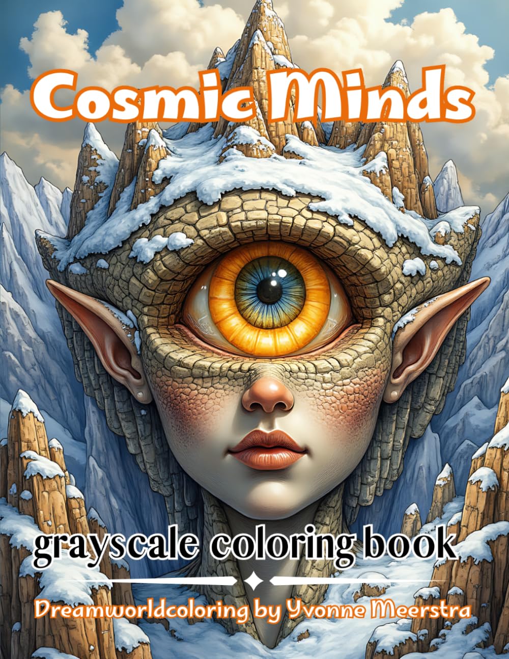 cosmic minds: A Surreal Fantasy Coloring Book of Celestial Eyes, Dream Realms, Elemental Worlds, and Cosmic Visions