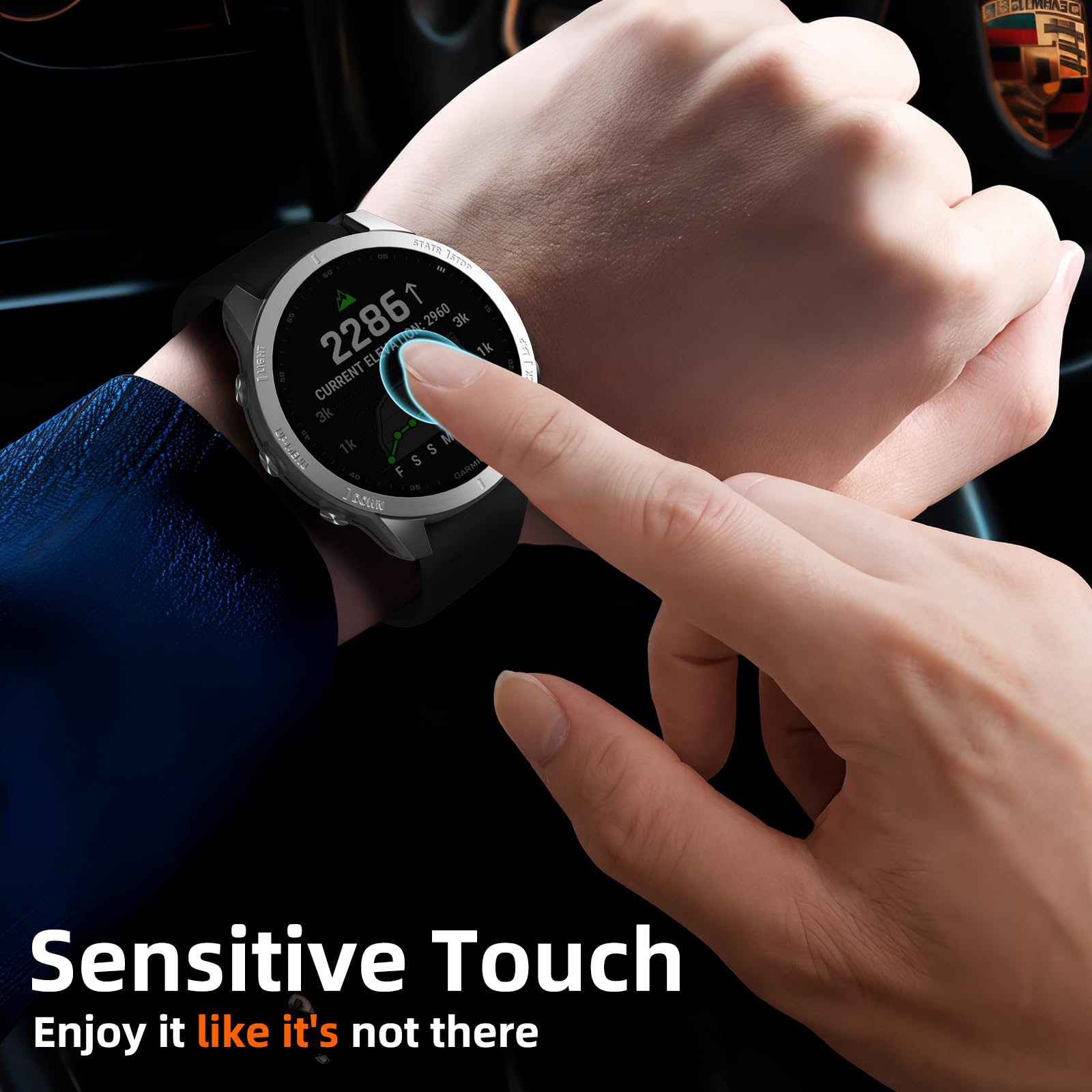 Vauki 4 Pièces Protection Écran Garmin Venu 3s - Film TPU Souple HD Anti-Rayures