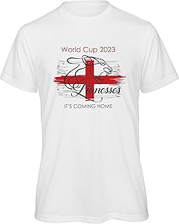 Unisex Lionesses World Cup T-shirt 2023 | England Lionesses t-shirt 2023 World Cup apparel | England Lioness soccer supporter shirt (L)