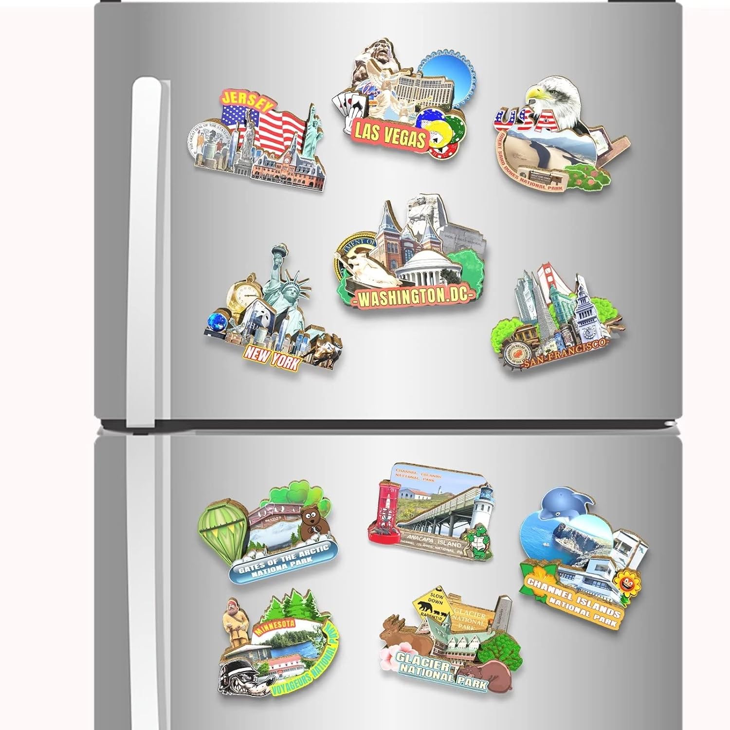 USA Washington.DC Magnet Fridge Magnet Wooden 3D Landmarks Travel Collectible Souvenirs Decoration Handmade4 image 4