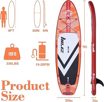 SUPボード　A 9フィート　軽い Amazon | Outraveler 空気注入式 スタンドアップパドルボード