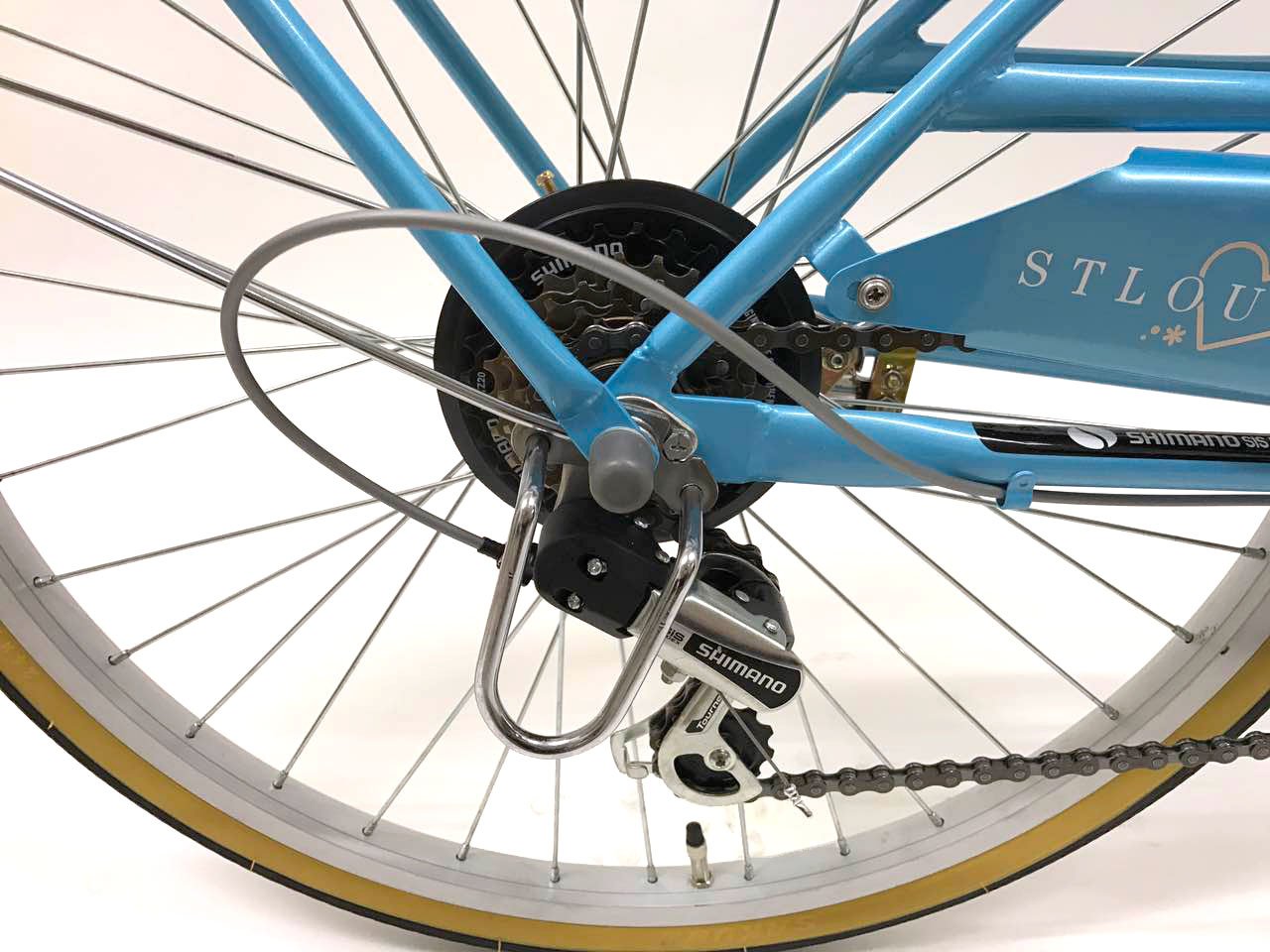 Amazon | 子供用自転車 24インチ セントルイス ブルー シマノ6段変速