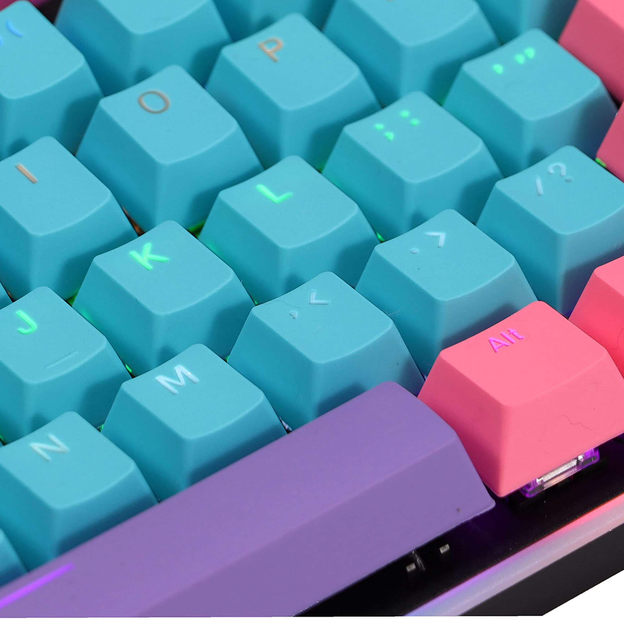 60 keycaps, Ducky one 2 Mini keycap Set OEM Blue keycap, for Cherry MX and Gateron Switch 60