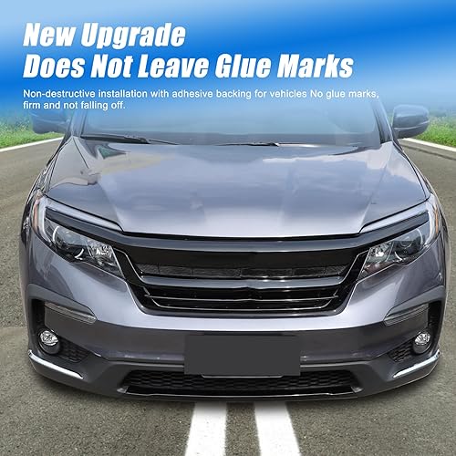 Miniatura 2 de HIRUFAIT 2 protectores de parachoques delantero de automóvil para Honda Pilot 2019-2022, protector de parachoques delantero automotriz antiarañazos