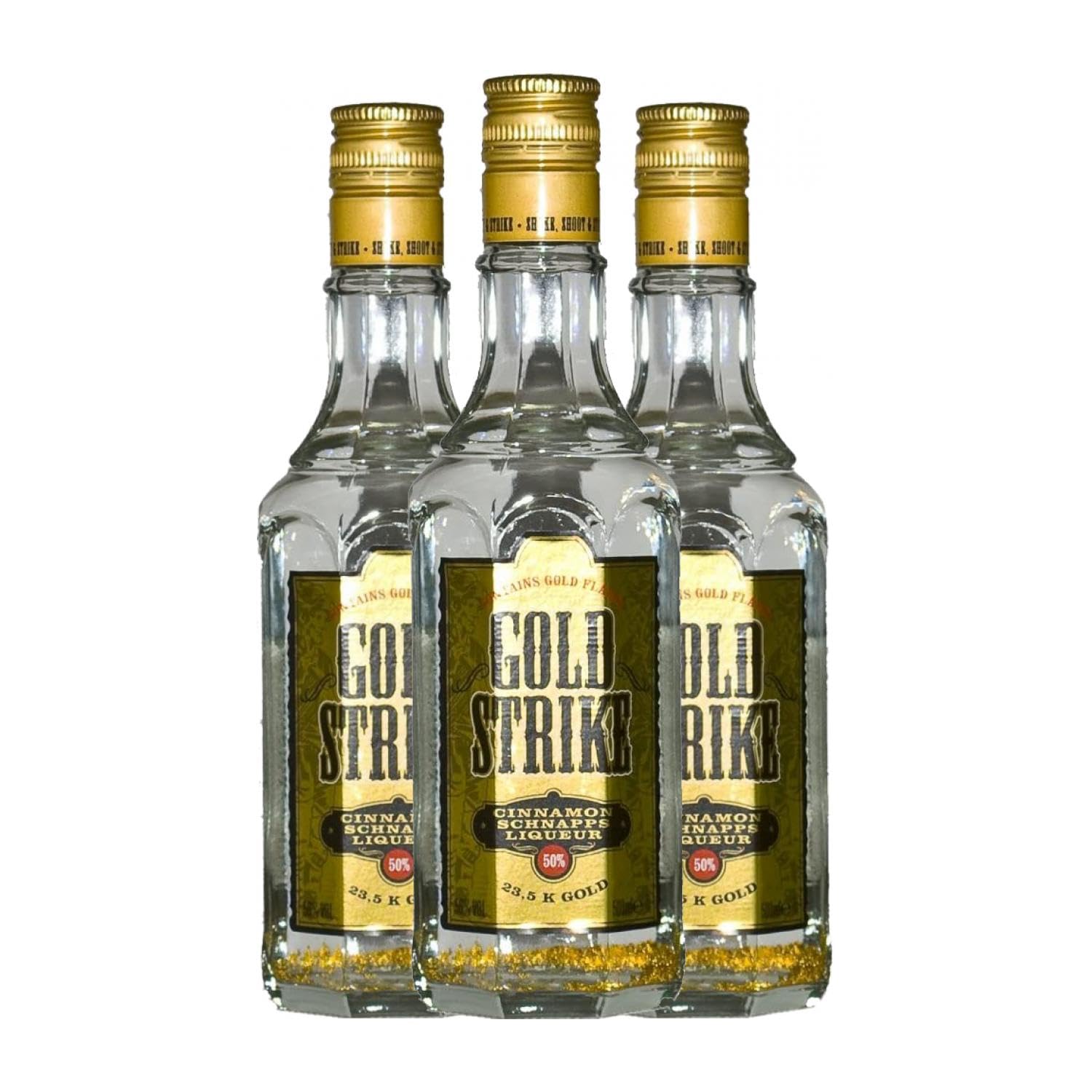 Licores Bols Gold Strike Botella Medium 50 cl (Caja de 3 Botella Medium de 50 cl)