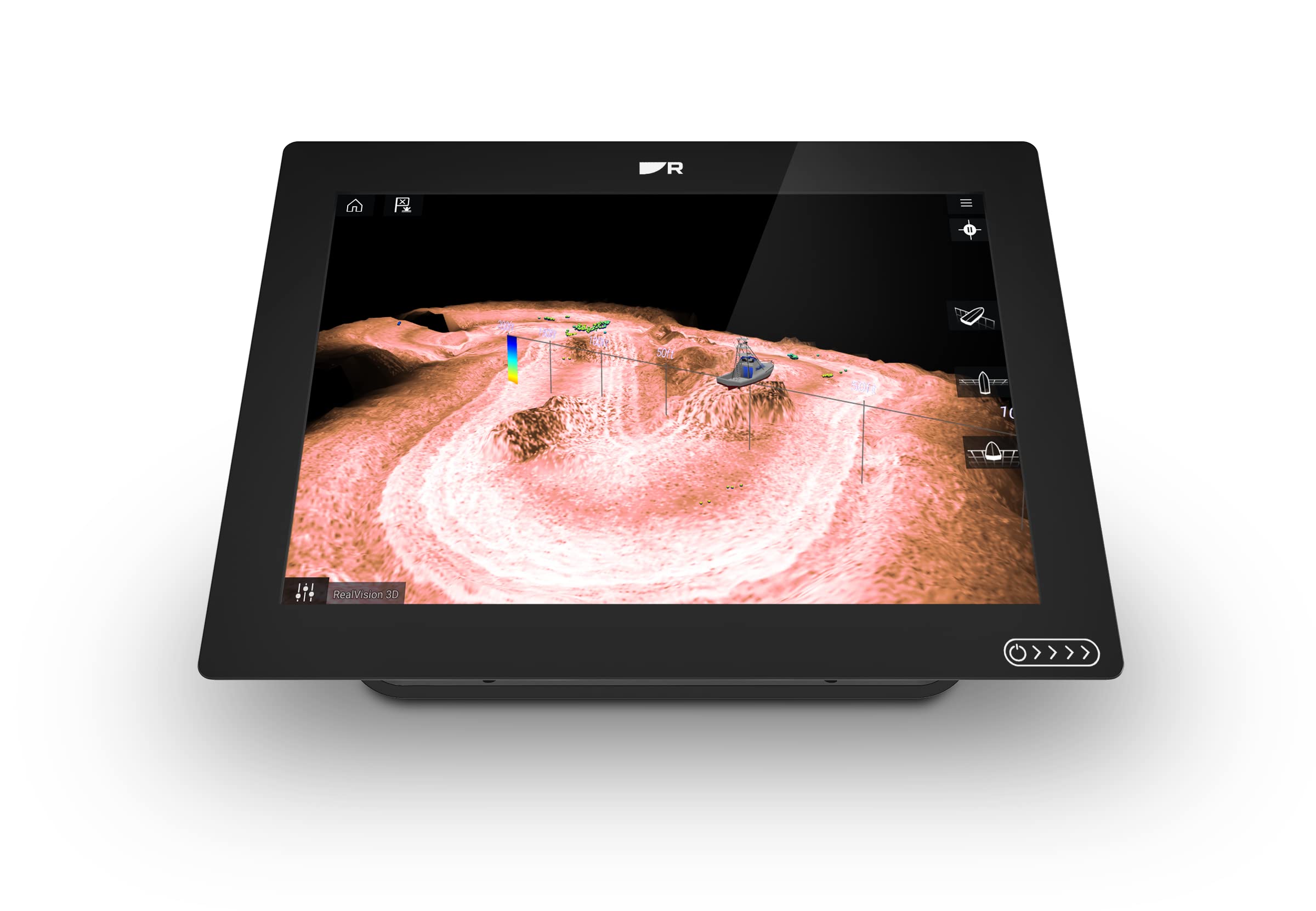 Raymarine Axiom+ 12 RV, Multi-Function 12" Display with Integrated RealVision 3D, 600W Sonar, no transducer with North America Lighthouse Chart, Black (E70639-00-102)-image-41