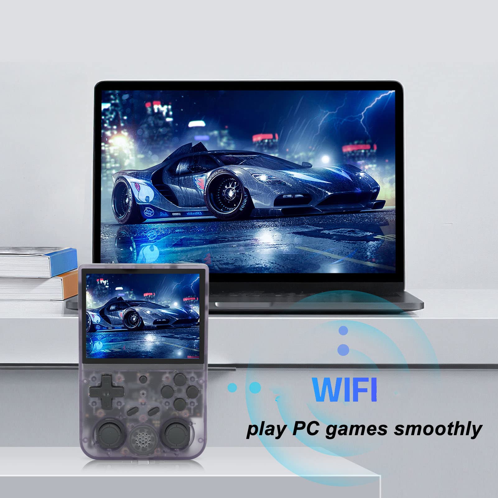 PrzenośNa Konsola Do Gier, 5G 2.4G 4.2 Bt Wifi PrzenośNa Retro Konsola Do Gier Wideo Gra Elektroniczna O PrzekąTnej 3,5 Cala Ips Z PełNym KąTem Widzenia, Konsola Gameboya